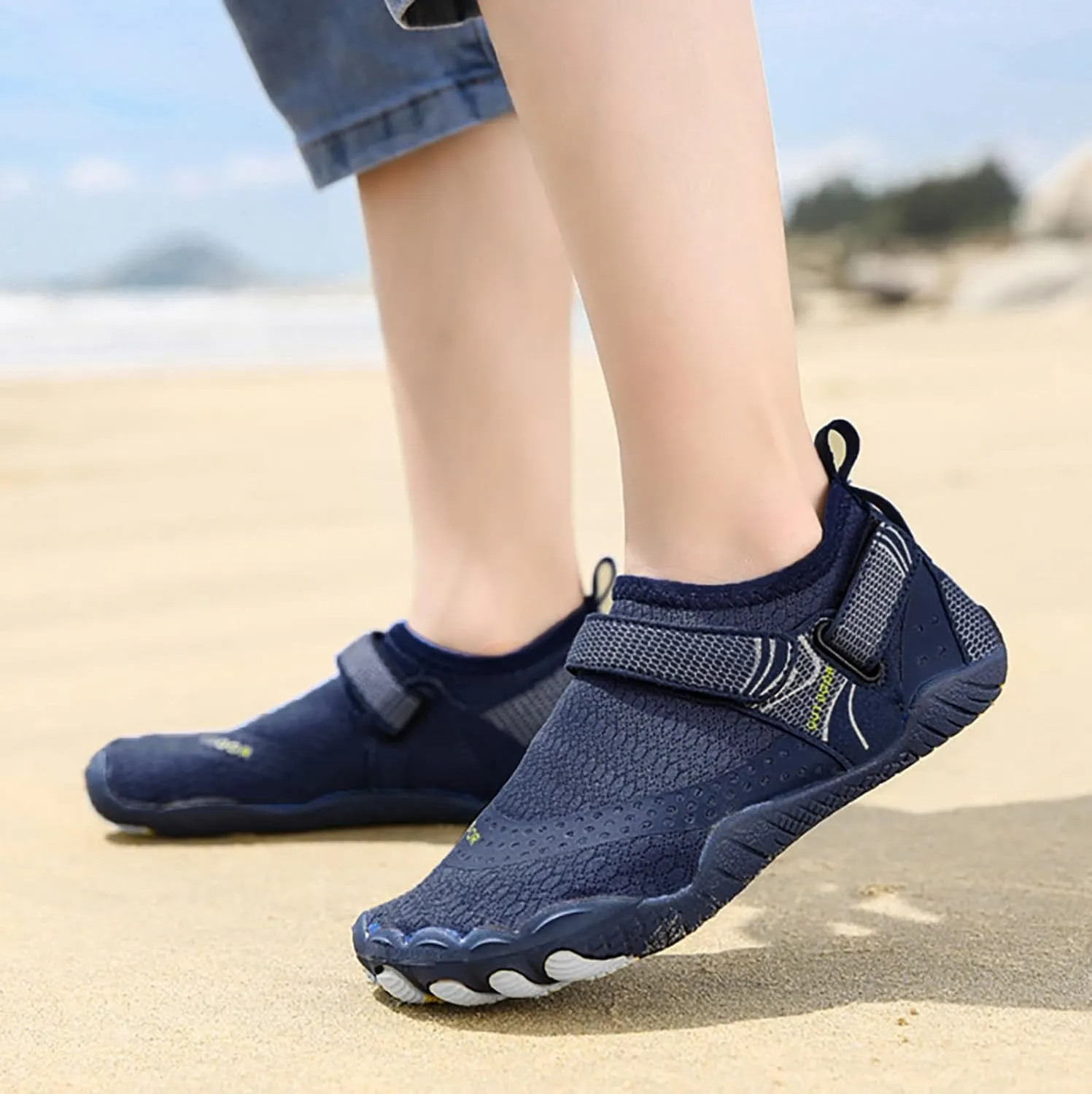 Adult Water Shoes Men Size 10.5 Slip on for Men Women Water Hiking Shoes for Women Non Slip Extra Wide Water Shoes Aqua Sports Outdoor Shoes Aqua Socks for Swim Beach Pool Surf Yoga