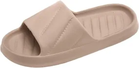 Bath Slippers Mens Pillow Slippers Womens Shower Shoes Indoor Slipper Non Slip Open Toe Bath Bedroom College Dorm