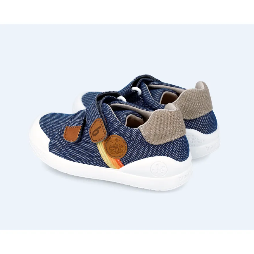Biomecanics Boys Canvas Shoe 242297-A Azul Marino
