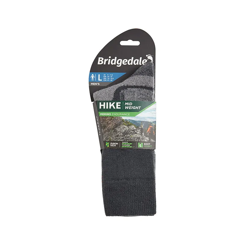 Bridgedale Men's Midweight Merino Performance Boot Socks