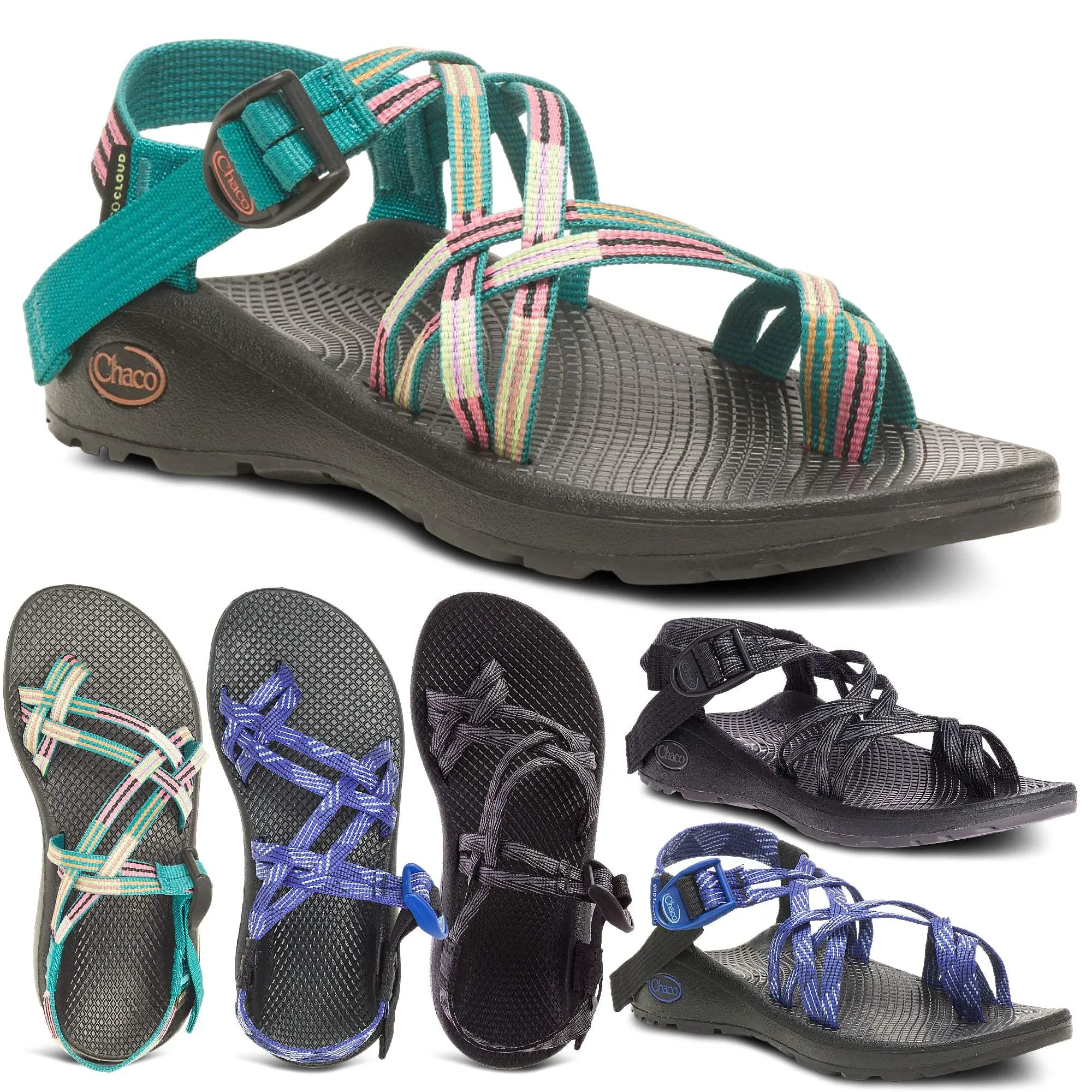 Chaco Z/Cloud X2 Women's Sandals – Superior Cushioning and Adjustable Fit for Enhanced Comfort and Support