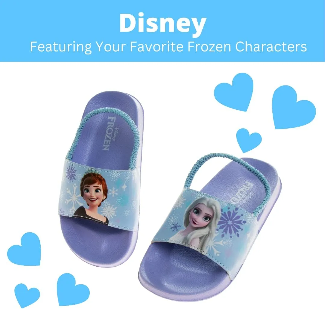 Disney Minnie Mickey Encanto Lightning McQueen Lilo n Stitch Slides Backstrap Slip-On Beach Sandals (Toddler/Little Kid)