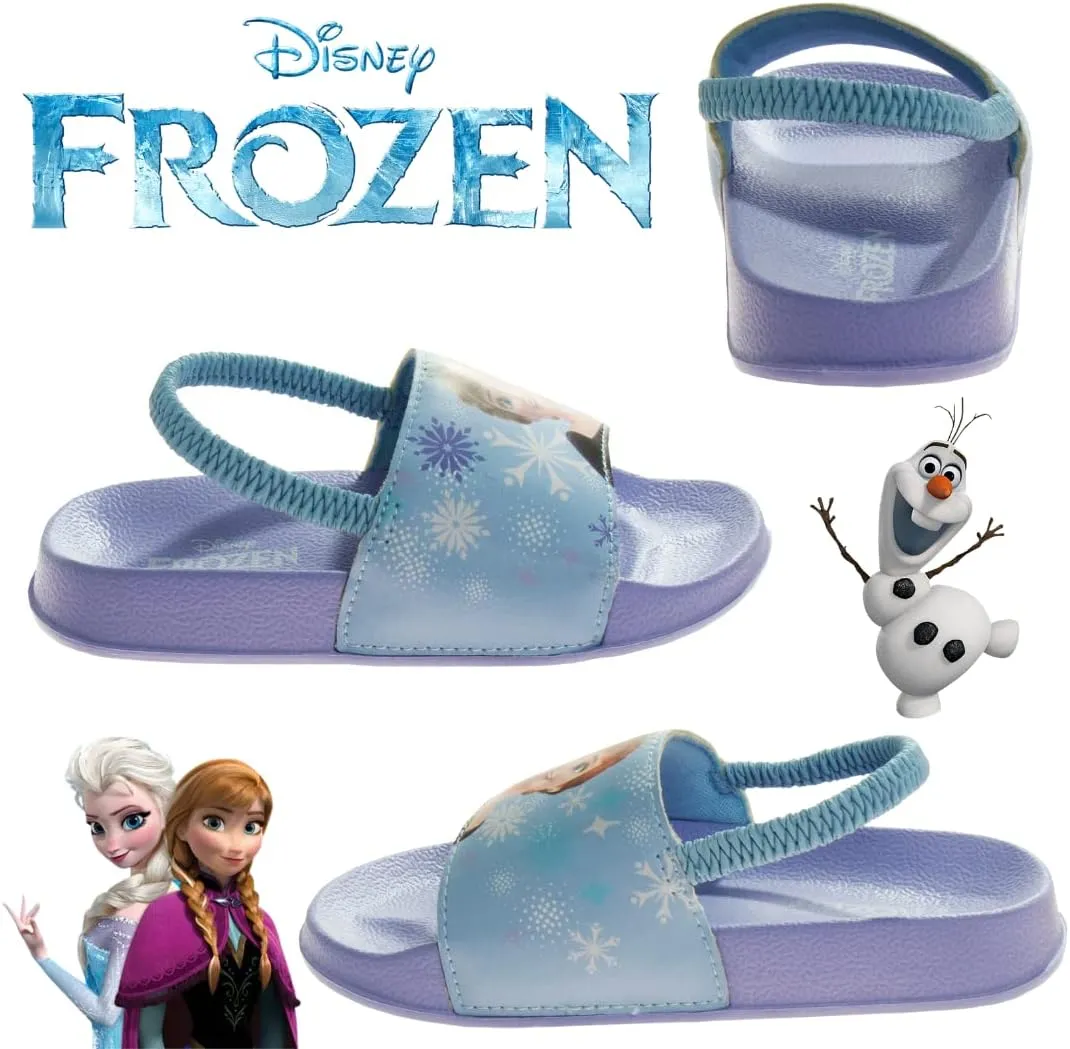Disney Minnie Mickey Encanto Lightning McQueen Lilo n Stitch Slides Backstrap Slip-On Beach Sandals (Toddler/Little Kid)
