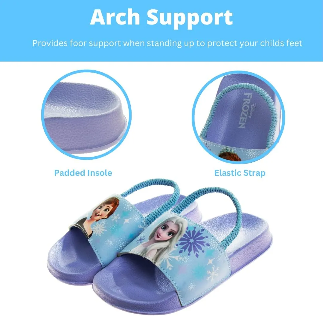Disney Minnie Mickey Encanto Lightning McQueen Lilo n Stitch Slides Backstrap Slip-On Beach Sandals (Toddler/Little Kid)