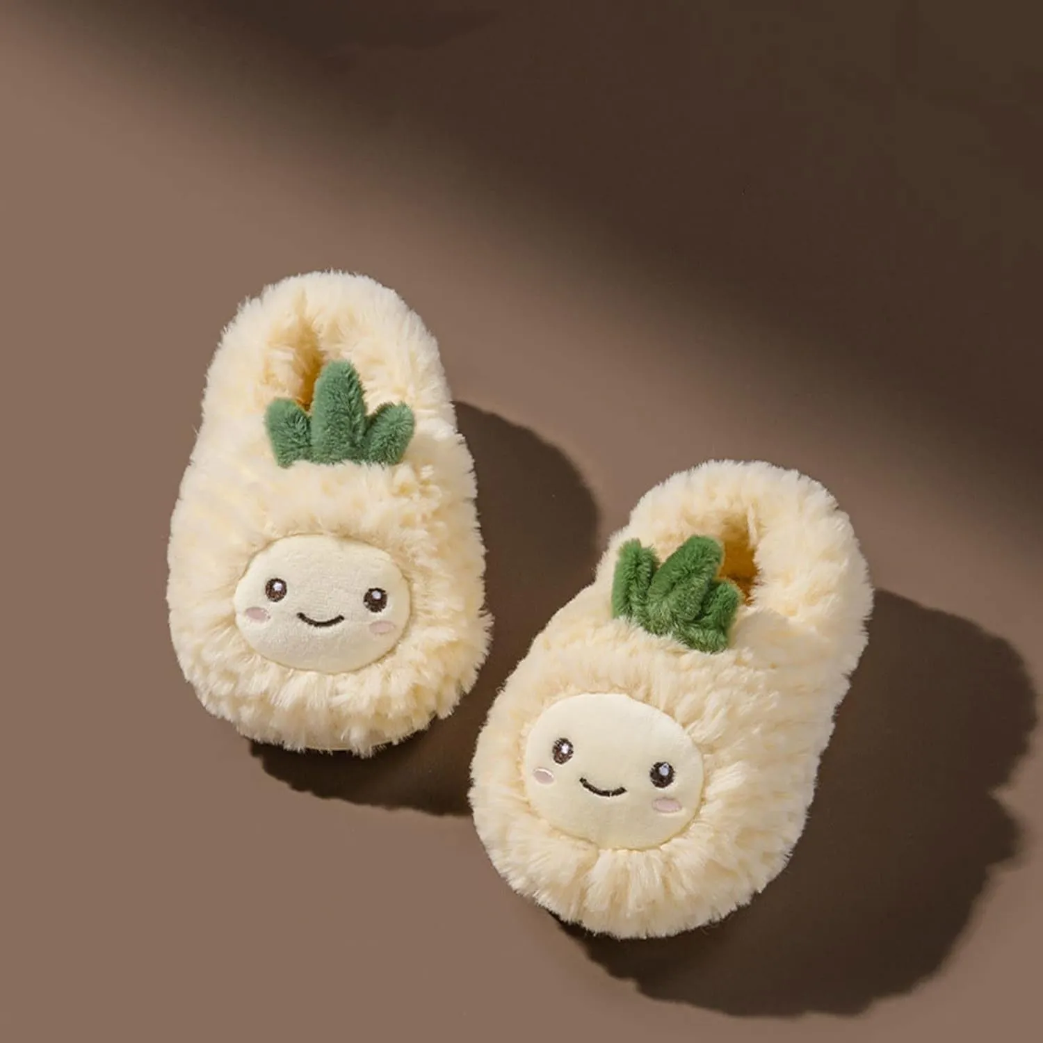 Fashion Autumn and Winter Boys and Girls Slippers Flat Bottom Soft Lightweight Comfortable Warm Cover Toddler for Girls