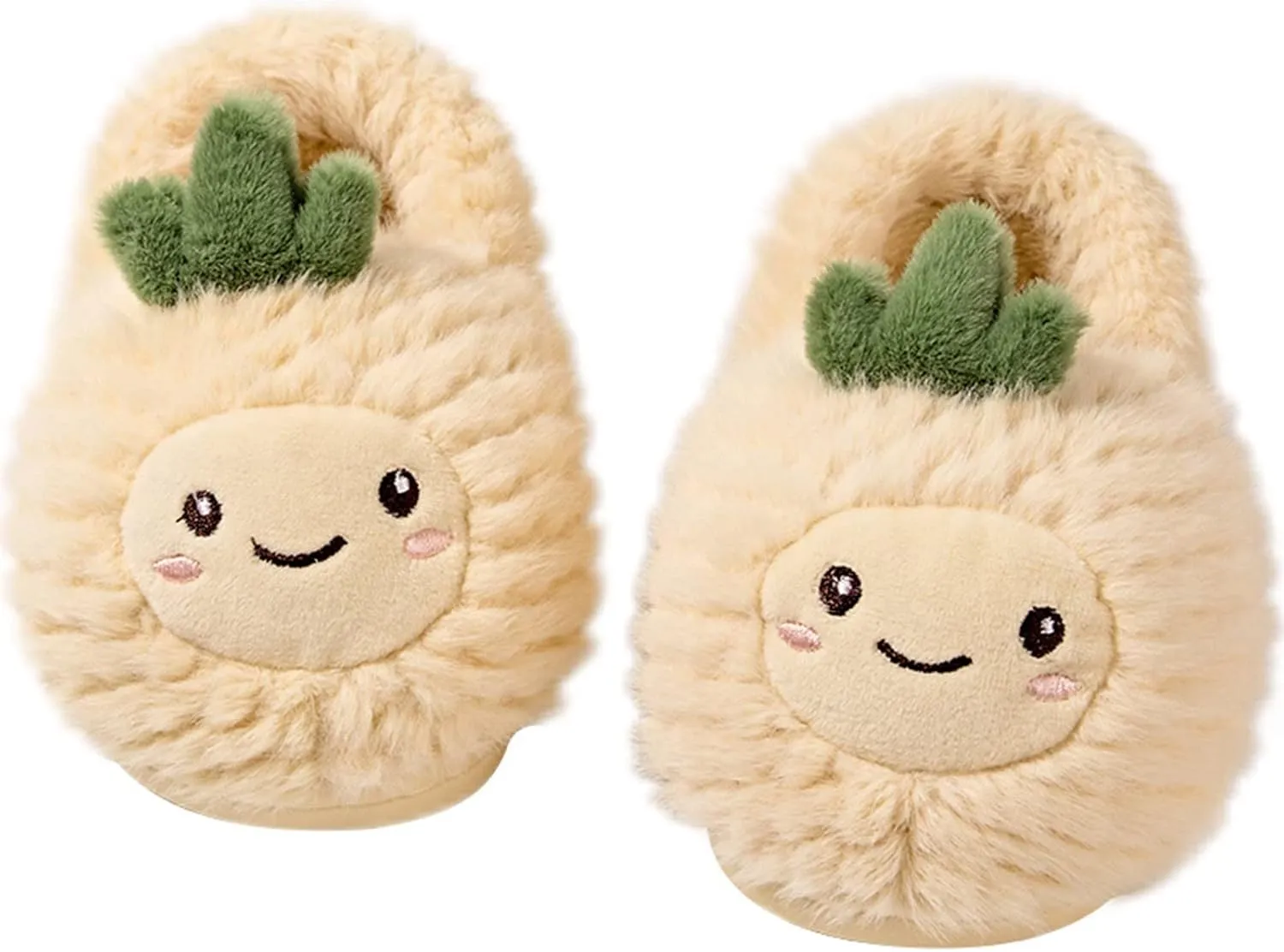 Fashion Autumn and Winter Boys and Girls Slippers Flat Bottom Soft Lightweight Comfortable Warm Cover Toddler for Girls