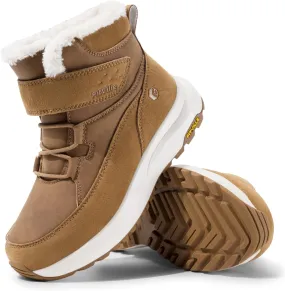 FitVille Womens Wide Snow Boots Fur Lined Boots for Women Winter Warm Boots Wide Width Womens Outdoor Snow Booties