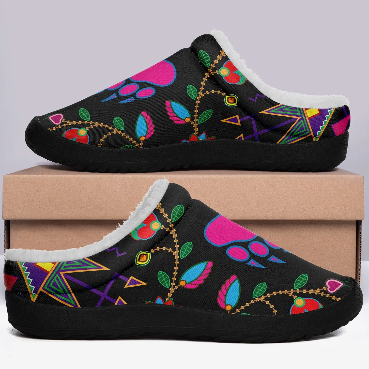 Geometric Floral Fall Ikinnii