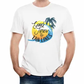 Good Times And Tan Lines - Men's Summer T-Shirt