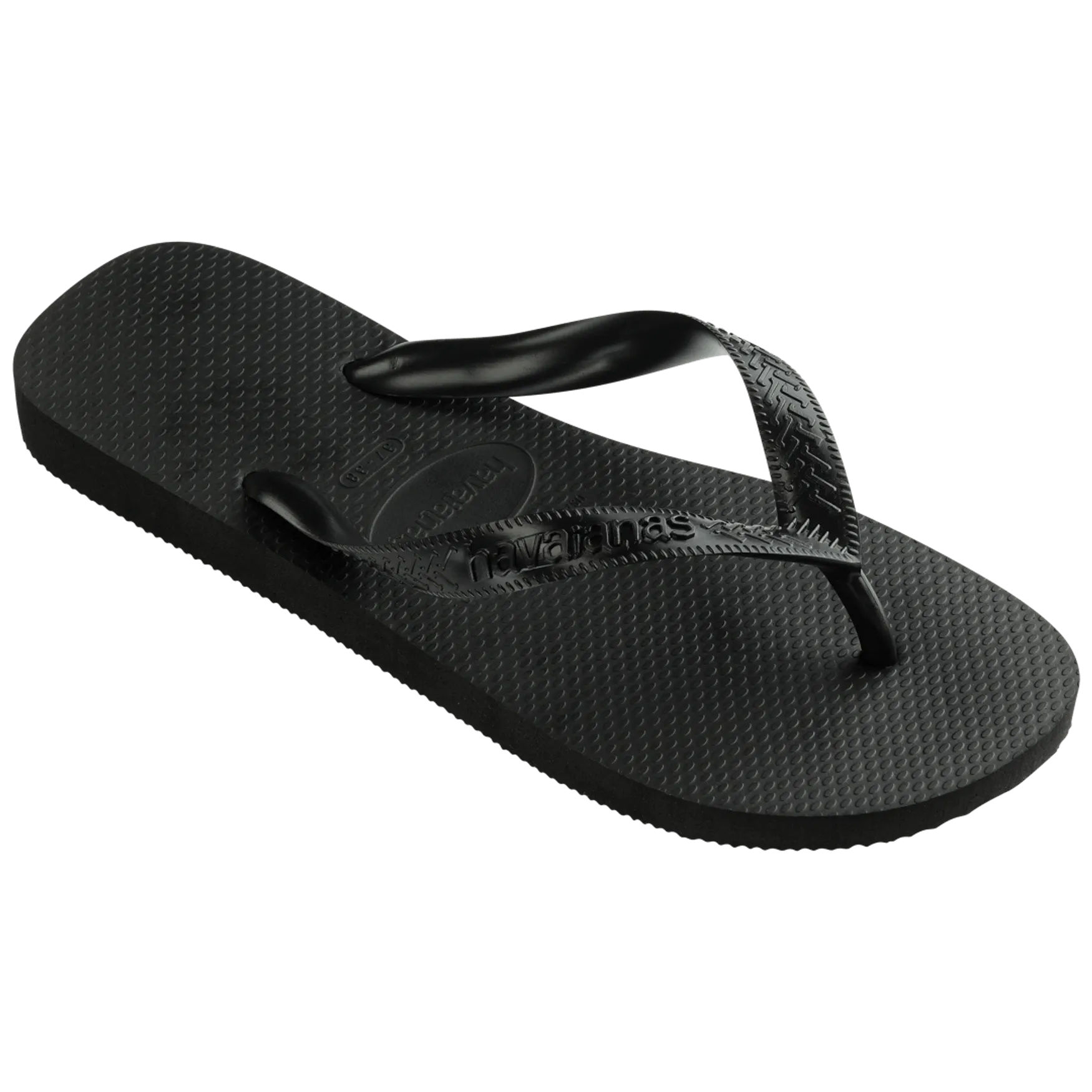 Havaianas Unisex Top Sandal Black