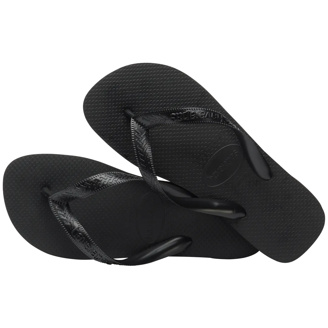 Havaianas Unisex Top Sandal Black