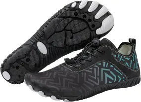Hiking Water Shoes Women Men, Unisex Non-Slip Wide Toe Box Barefoot Grounded Footwear, Quick Dry Aqua Shoes, Zero Drop Breathable Hiking Sneakers for Hike, Walking, Running, Swimming, Travel