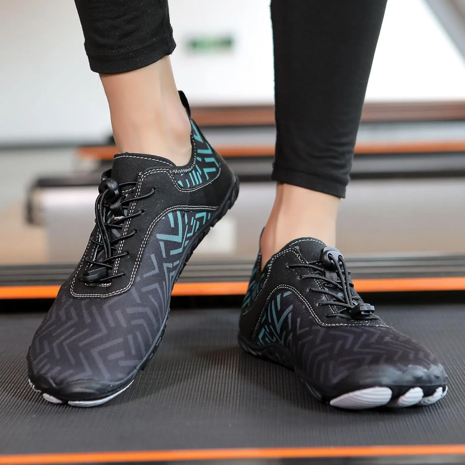 Hiking Water Shoes Women Men, Unisex Non-Slip Wide Toe Box Barefoot Grounded Footwear, Quick Dry Aqua Shoes, Zero Drop Breathable Hiking Sneakers for Hike, Walking, Running, Swimming, Travel