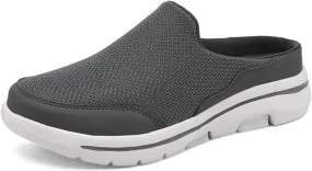 Kubbon Slip On Mules & Clogs for Womens Mens Breathable Mesh Walking Mules Sneakers Backless Hiking Shoes for Traveling Closed Toe Slippers