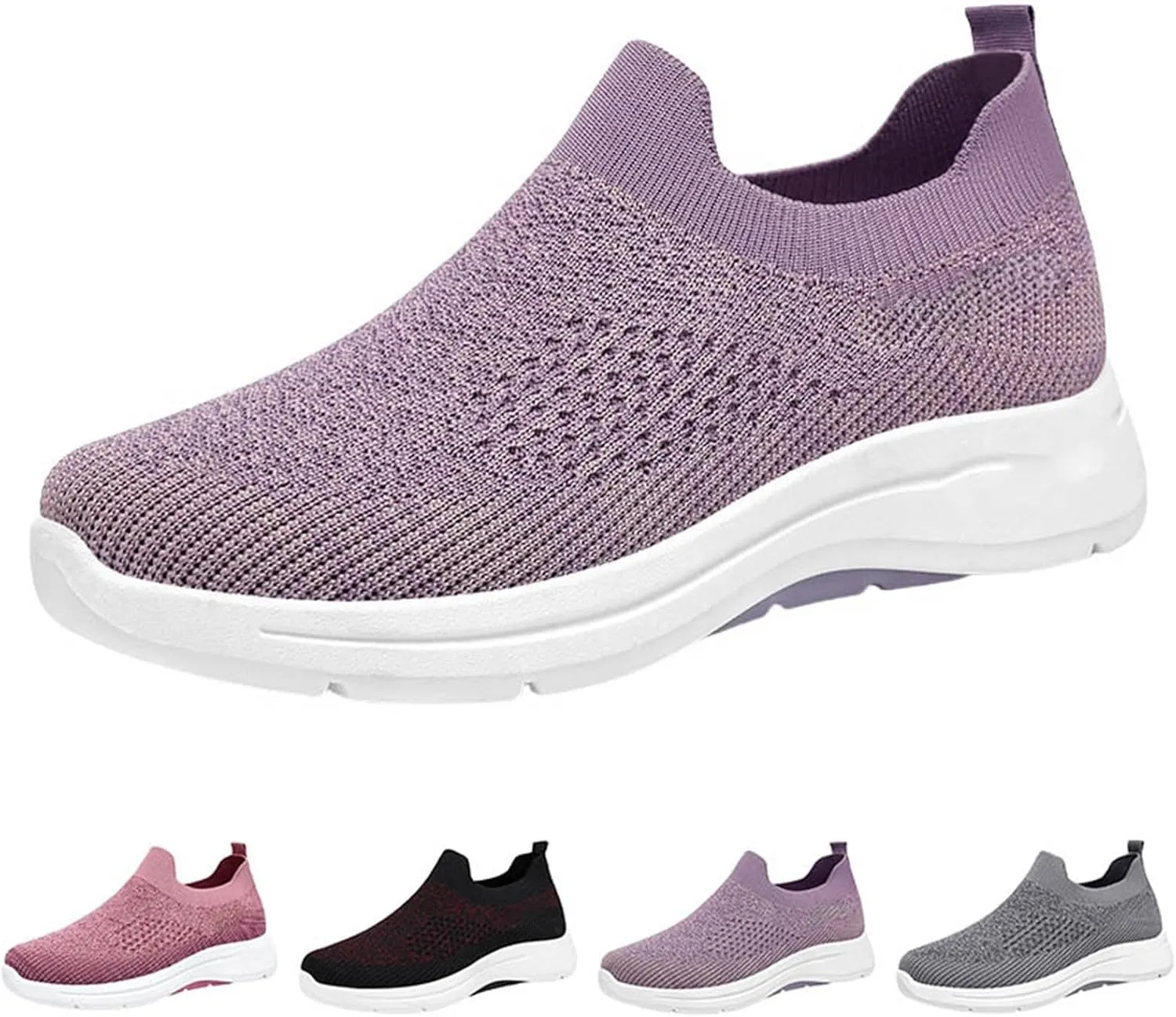 Men Mesh Sneaker Orthopedic Casual Sneaker with Arch Support Breathable Lightweight Comfortable Running Shoes Wide Width Walking Shoes