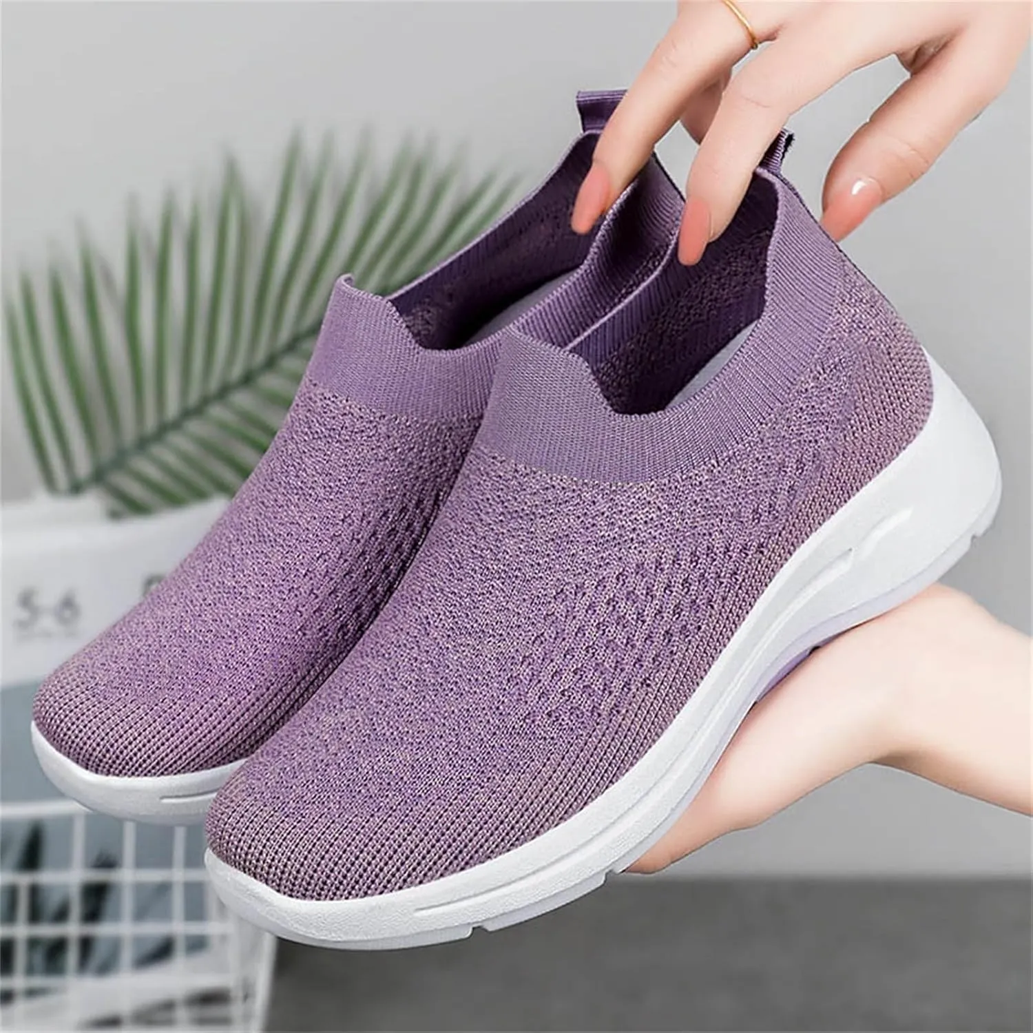 Men Mesh Sneaker Orthopedic Casual Sneaker with Arch Support Breathable Lightweight Comfortable Running Shoes Wide Width Walking Shoes