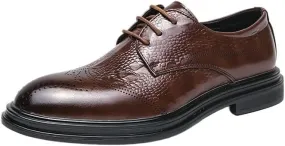 Men's Business Work Business Wedding Oxford Shoes Fashion Breathable Prom Business Wedding Dress Shoes