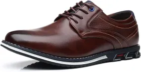 Mens Dress Shoes Breathable Business Oxford Derby Orthopedic Leather Shoes Casual Shoes Business Office Oxfords