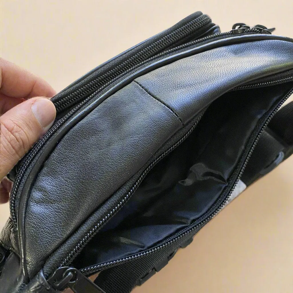 Men's Leather Bum Bag