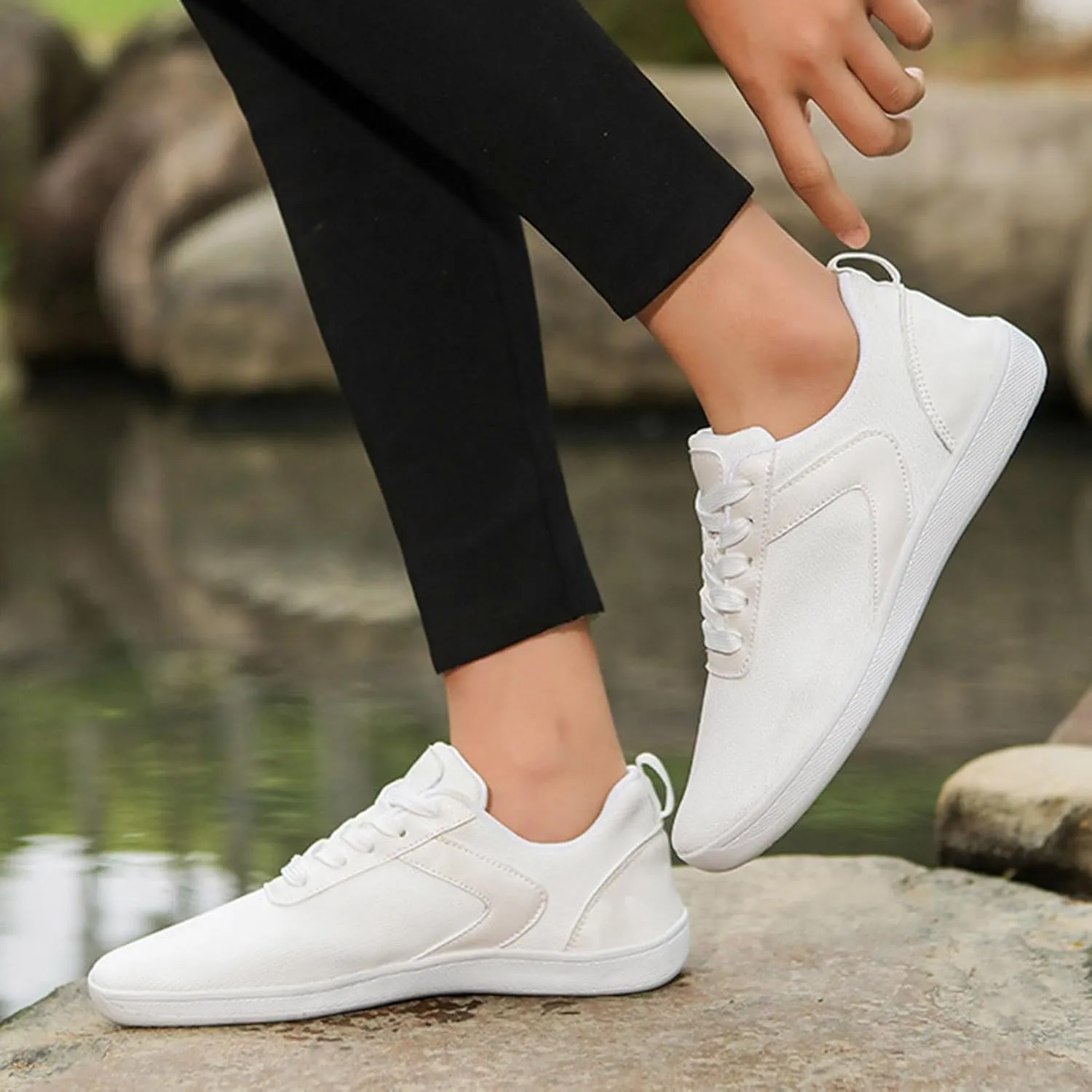 Mens Loafers & Slip-Ons Unisex Thin Soled Wide Last Casual Sneakers Light-Weight Walking Shoes Comfortable
