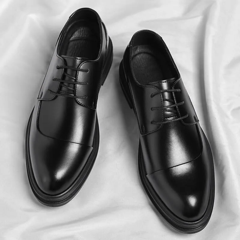 Men's Patent Leather Formal Business Dress Shoes Comfort Business Casual Oxford Shoes for Men