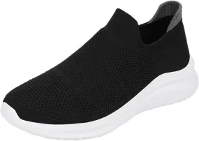 Men's Running Tennis Shoes Breathable Walking Shoes Slip on Sport Athletic Casual Mesh Trainer (Multicolor, 12)