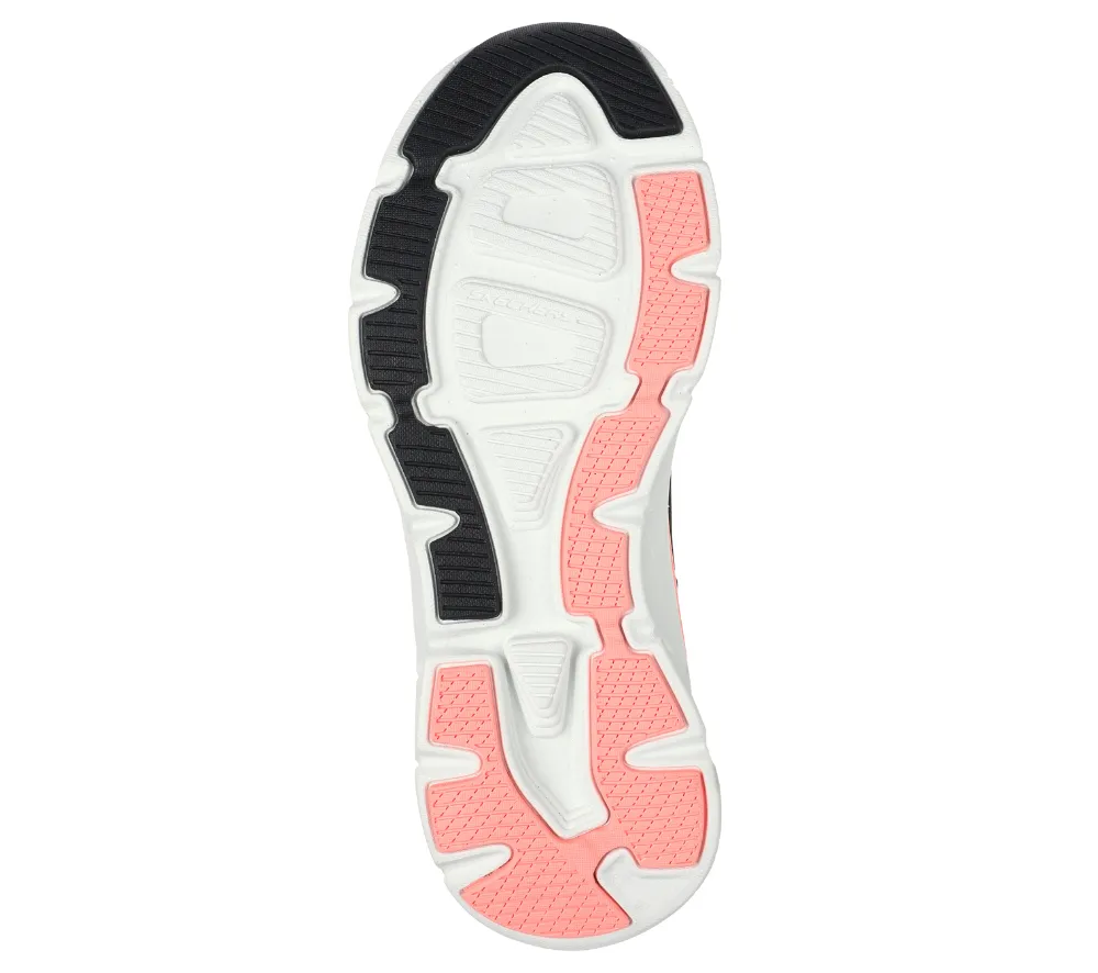Pantofi sport, dama, SKECHERS D'LUX WALKER DAISY DOLL 150093-BKCL negru, piele naturala