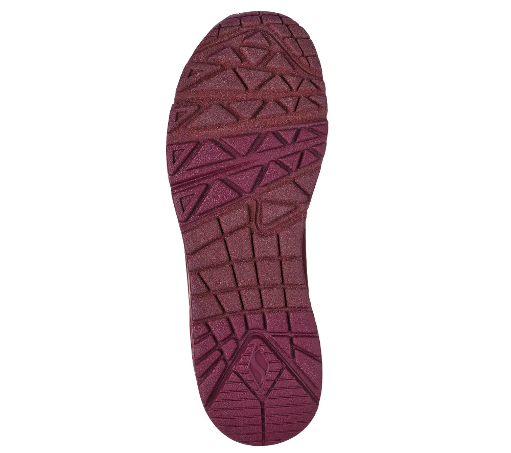 Pantofi sport, dama, SKECHERS Uno Stand On Air 73690-PLUM mov, piele ecologica