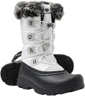 Polar Fur Accented Womens Winter Boots for Women with Heat Retain Technology - Warm Waterproof Insulated Snow Boots Rated to -20° F
