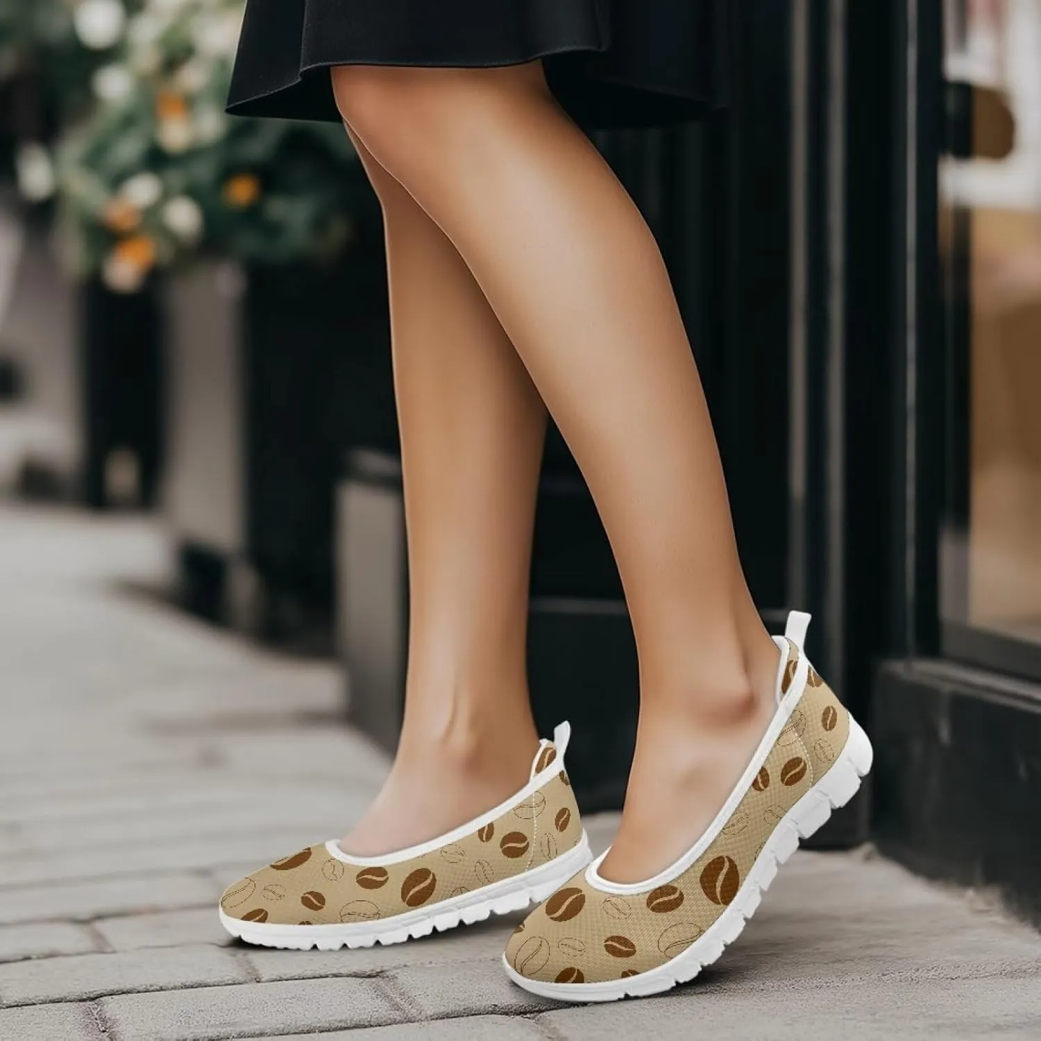 Slip On Casual Shoes Comfortable Lightweight Art Travel Shoes Ladies Flat Stylish Loafers SizeUS 6-11