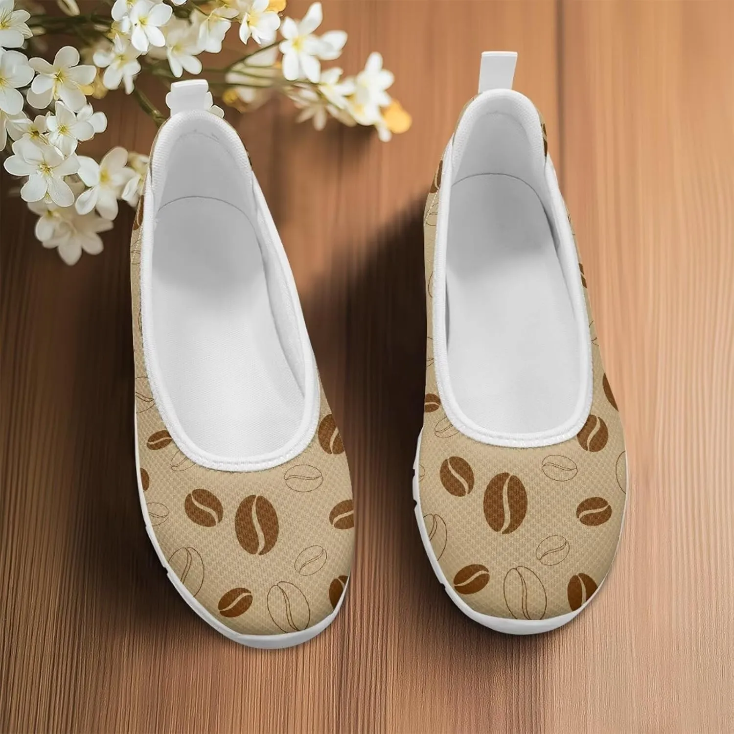 Slip On Casual Shoes Comfortable Lightweight Art Travel Shoes Ladies Flat Stylish Loafers SizeUS 6-11