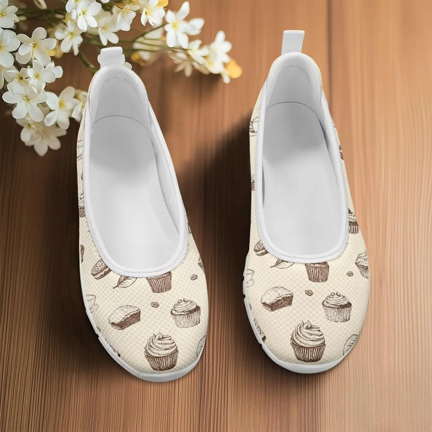 Slip On Casual Shoes Comfortable Lightweight Art Travel Shoes Ladies Flat Stylish Loafers SizeUS 6-11
