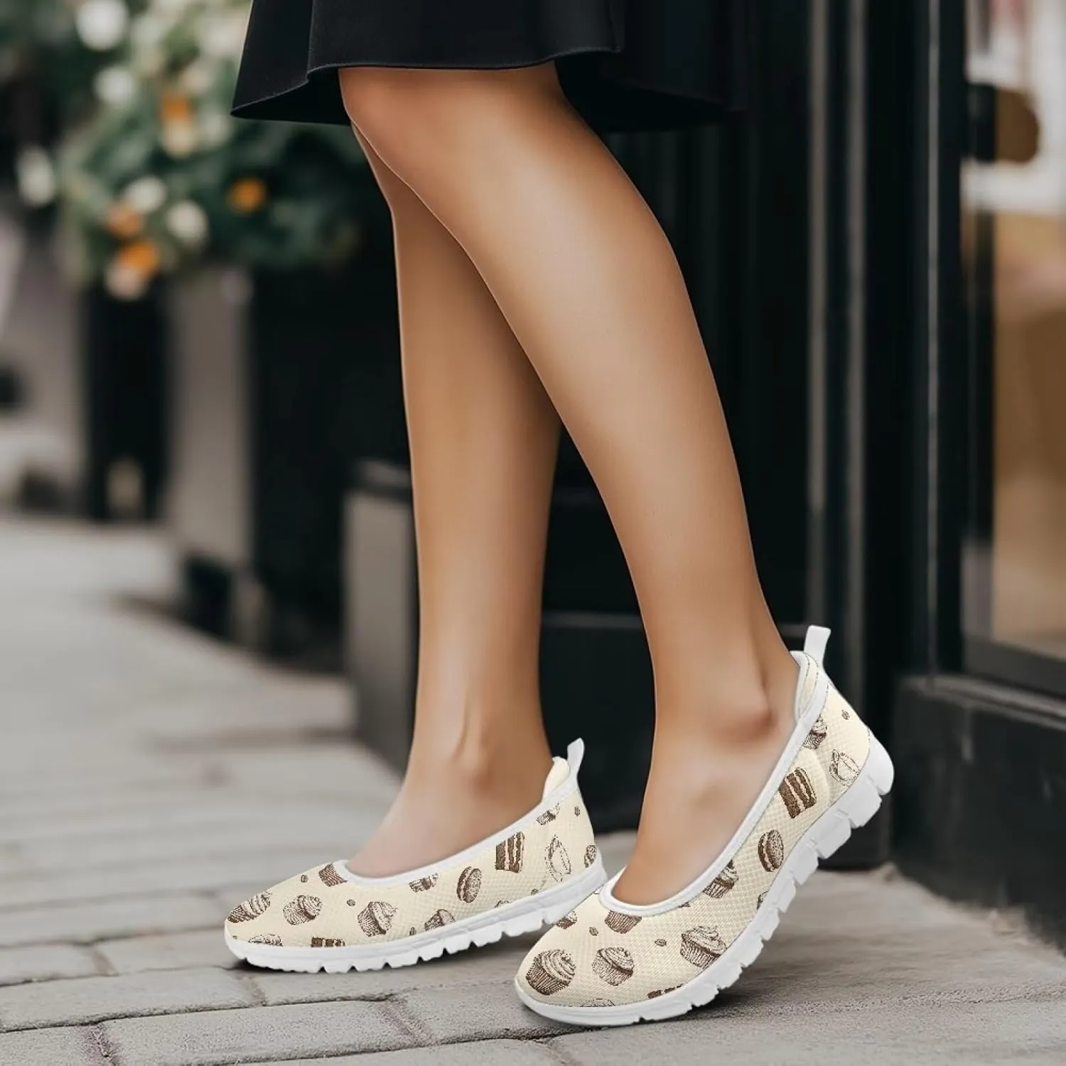 Slip On Casual Shoes Comfortable Lightweight Art Travel Shoes Ladies Flat Stylish Loafers SizeUS 6-11