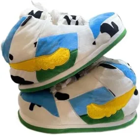 Sneaker Slippers Non Slip Sole Indoor House Plush Slippers Unisex Indoor Floor Cotton Shoes