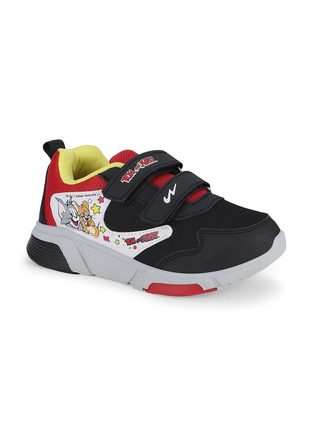 SRM-16V Black Kid's Running Shoes