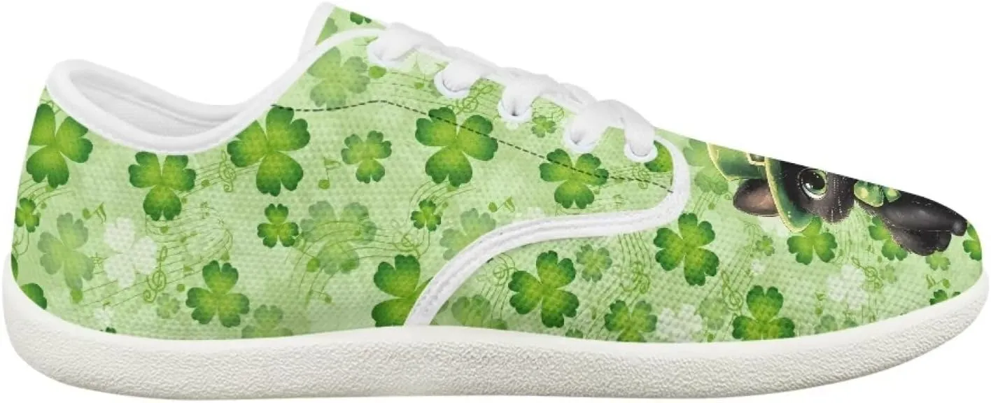 St. Patrick's Day Women's Leisure Shoes Business Flat Walking Sneakers Travel Work Business Loafer