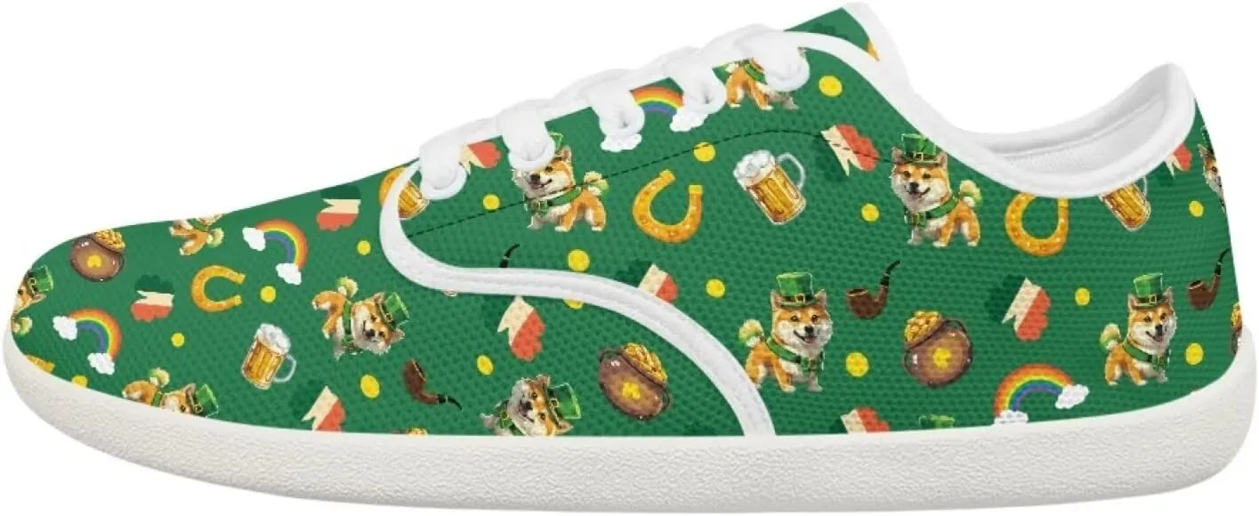 St. Patrick's Day Women's Leisure Shoes Business Flat Walking Sneakers Travel Work Business Loafer
