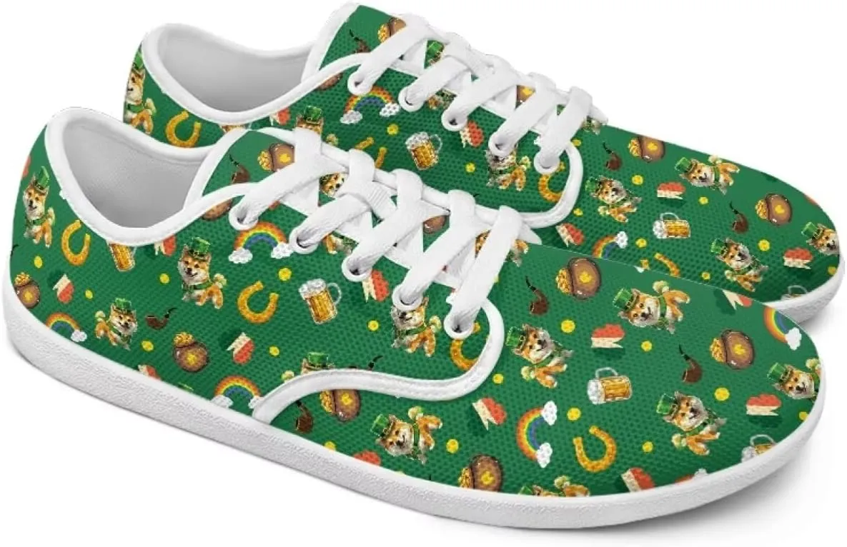 St. Patrick's Day Women's Leisure Shoes Business Flat Walking Sneakers Travel Work Business Loafer