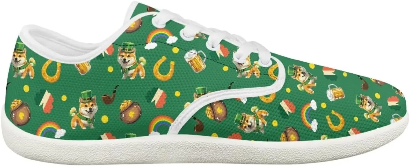 St. Patrick's Day Women's Leisure Shoes Business Flat Walking Sneakers Travel Work Business Loafer