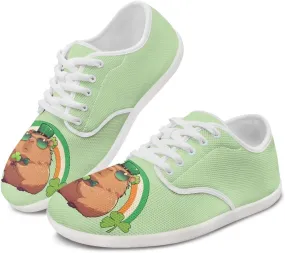 St. Patrick's Day Women's Leisure Shoes Business Flat Walking Sneakers Travel Work Business Loafer
