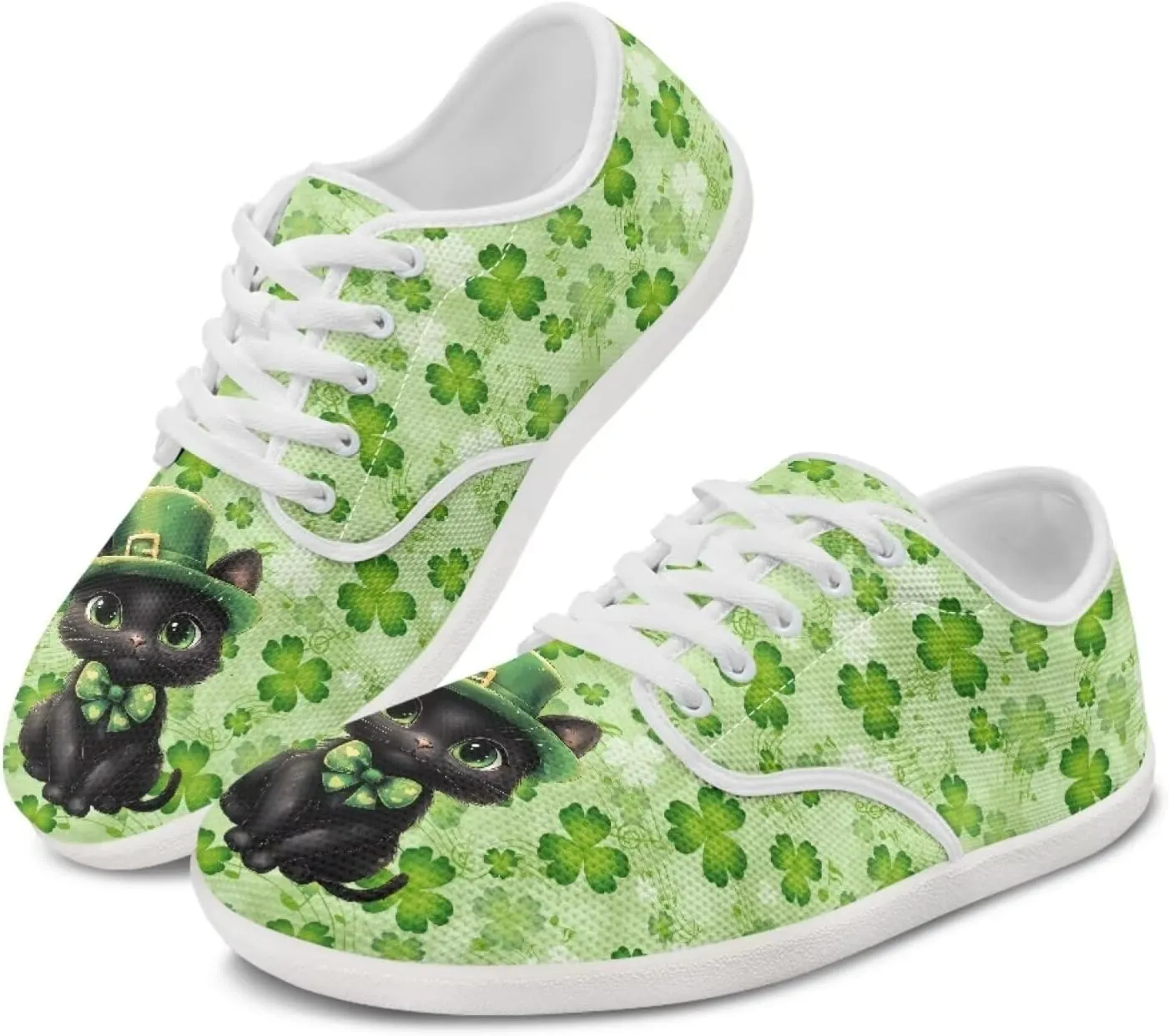 St. Patrick's Day Women's Leisure Shoes Business Flat Walking Sneakers Travel Work Business Loafer