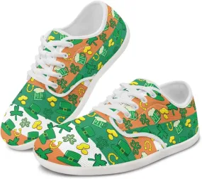 St. Patrick's Day Women's Leisure Shoes Business Flat Walking Sneakers Travel Work Business Loafer