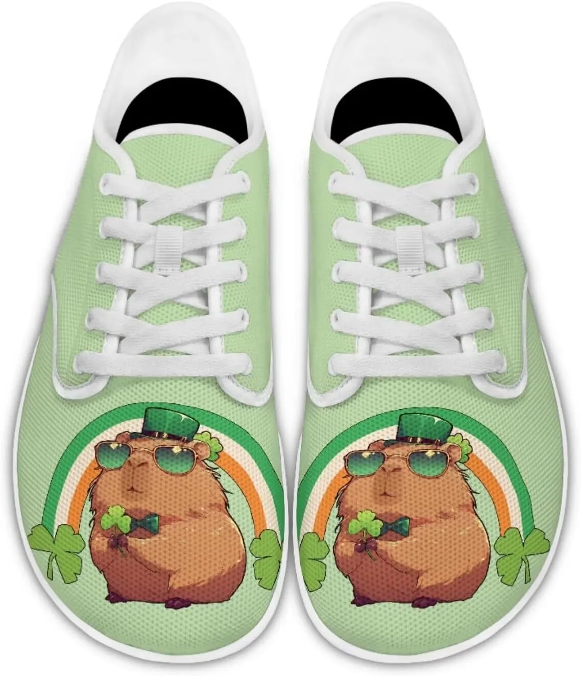 St. Patrick's Day Women's Leisure Shoes Business Flat Walking Sneakers Travel Work Business Loafer