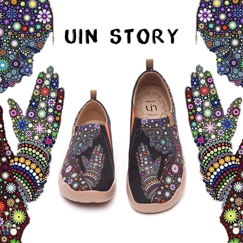 UIN Men's Art Design Travel Shoes Slip On Casual Loafers Stylish Lightweight Comfort Fashion Sneaker