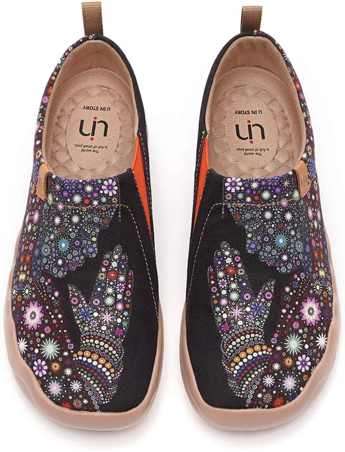UIN Men's Art Design Travel Shoes Slip On Casual Loafers Stylish Lightweight Comfort Fashion Sneaker