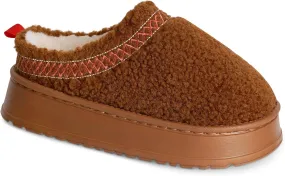 Women's Slippers Platform Mini Boots, Super Light EVA 4cm Thick Sole, Fur Fleece Lined, Cozy and Stylish Slipper for Outdoor Indoor